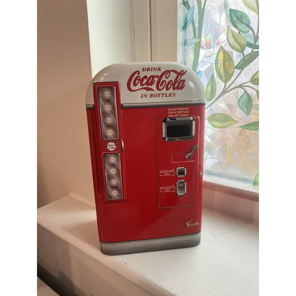 VTG 2000 COCA-COLA Retro Vending Machine Coke Bottle Beverage Collectible Tin